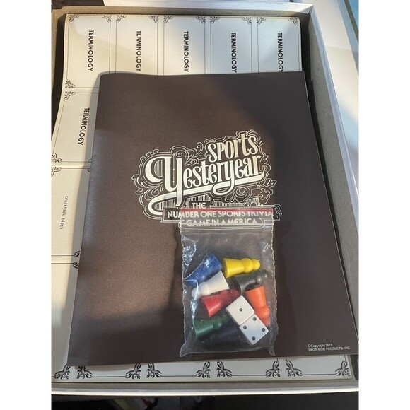 Vintage Sports Yesteryear Trivia Game 1997 Rare Condition is a board game - Picture 7 of 10